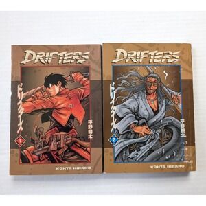 Drifters Manga Vol 1 & 2 English Kohta Hirano 1st‎ Edition Dark Horse